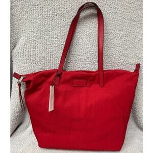 Rebecca Minkoff Red Nylon Travel Tote NWT #66573